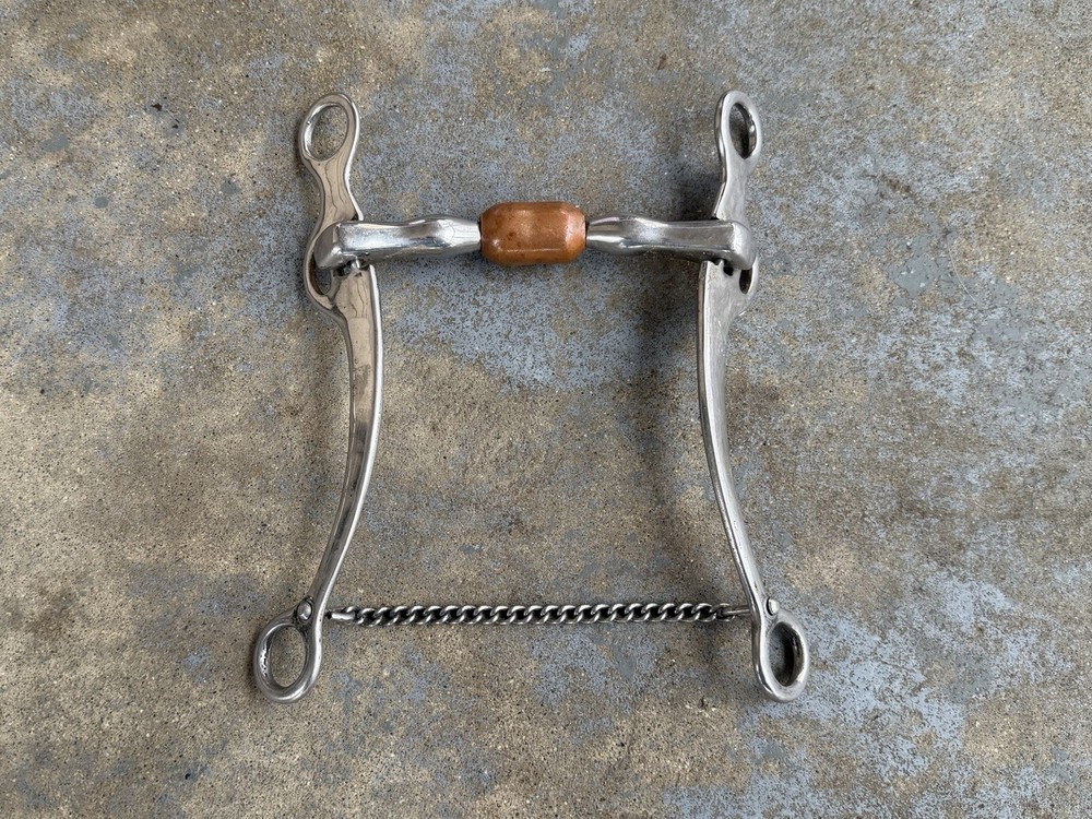 USED Copper Roller Western Reining Bit 5.25”