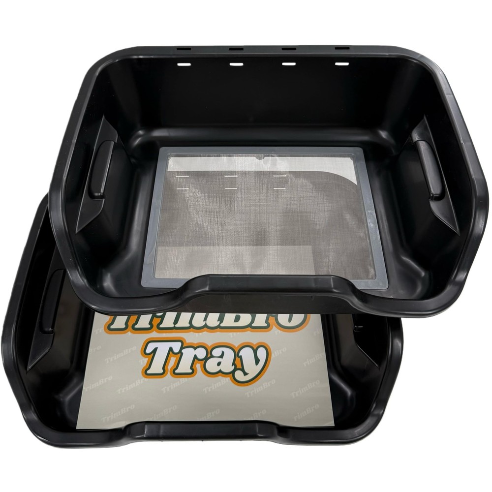 Trim Tray with Detachable Table and Replaceable 150 Micron Screen