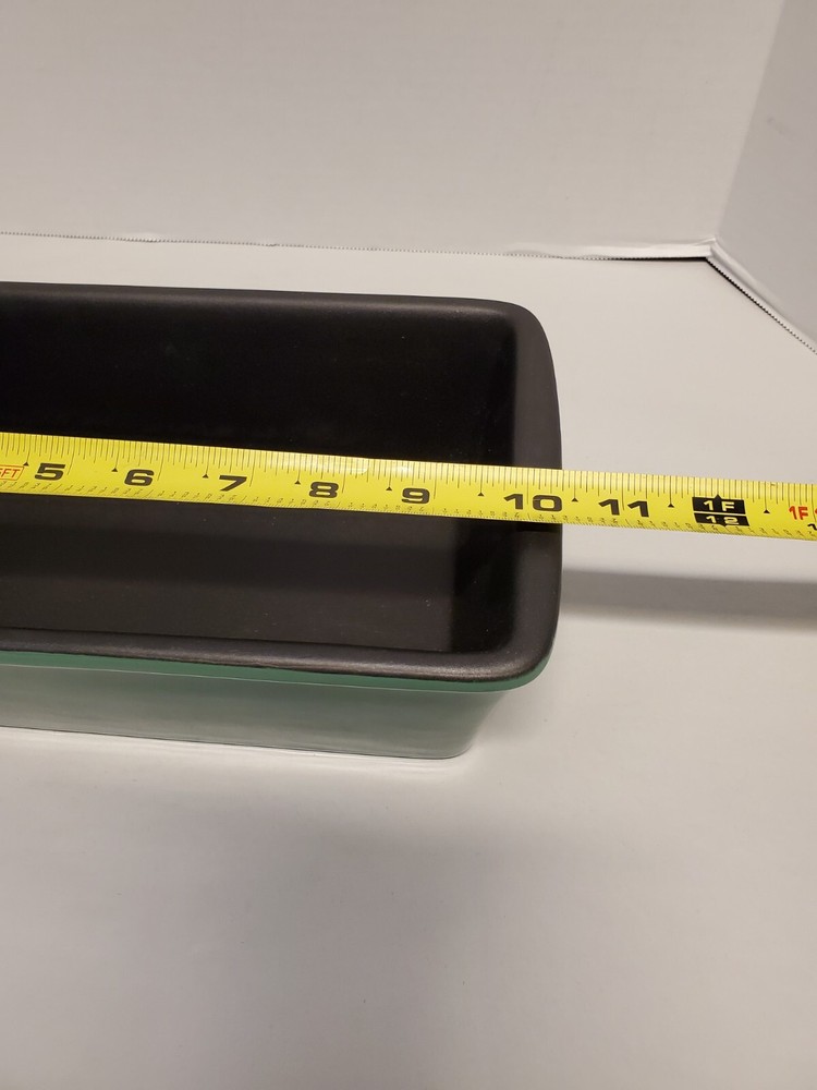 Stoneware Forest Green Loaf Pan Oversized