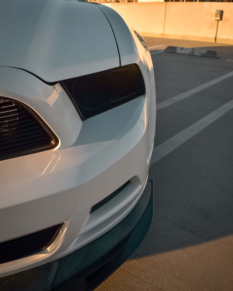Headlight Lens Vinyl Tint (2010-2014 Mustang)
