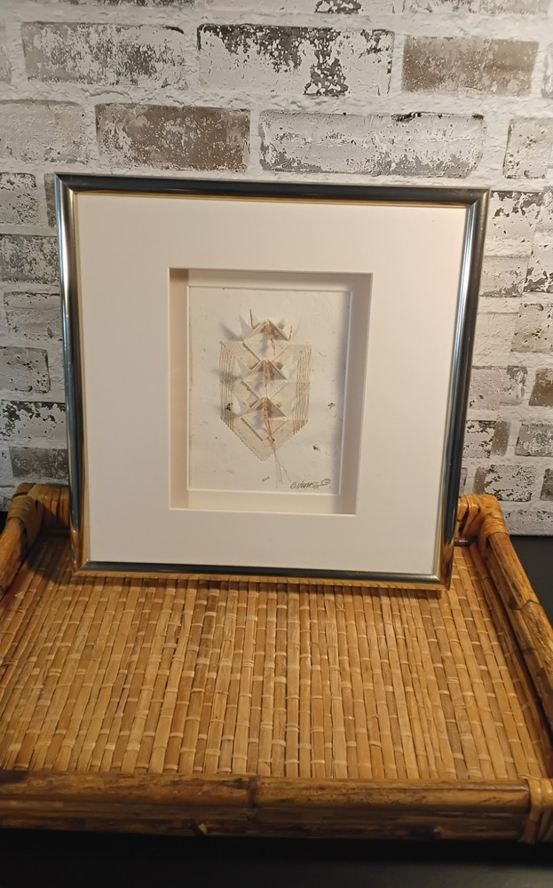Betsy Veness Artist Proof Embossed Stitching Artwork Signed Numbered Frame