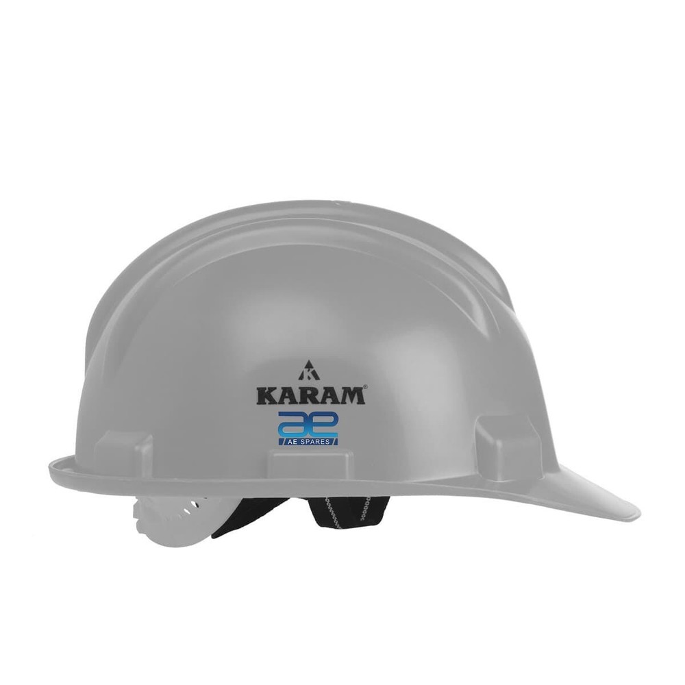 Shelmet Safety Helmet With Plastic Cradle (Grey)