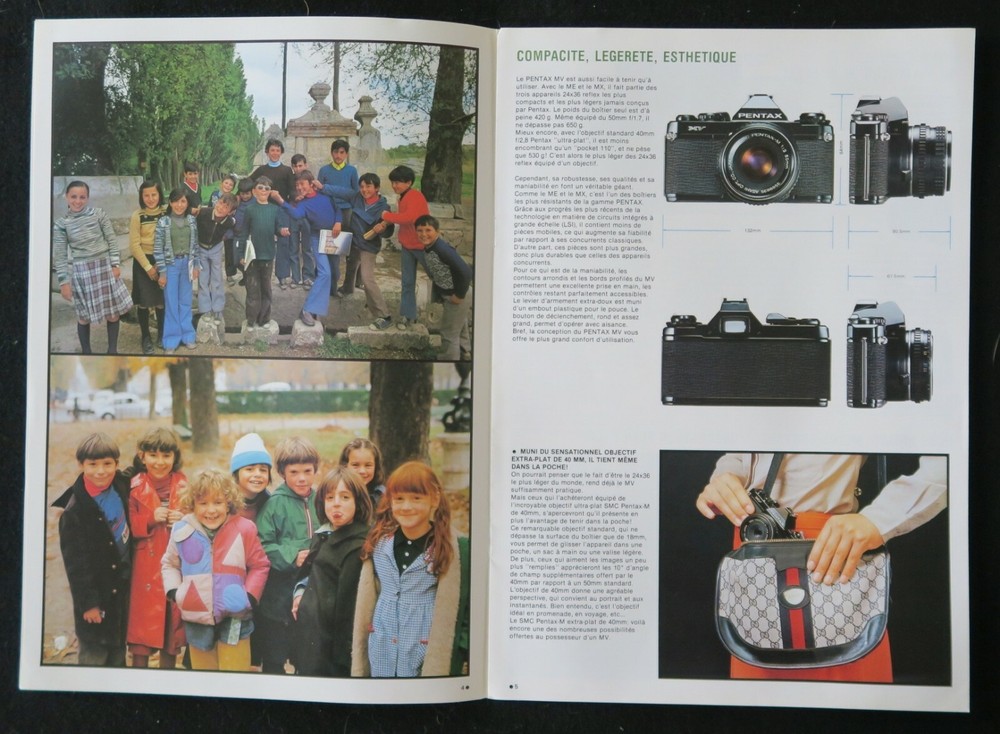 PENTAX MV Multi Value Camera Catalog ASAHI Catalog Catalog