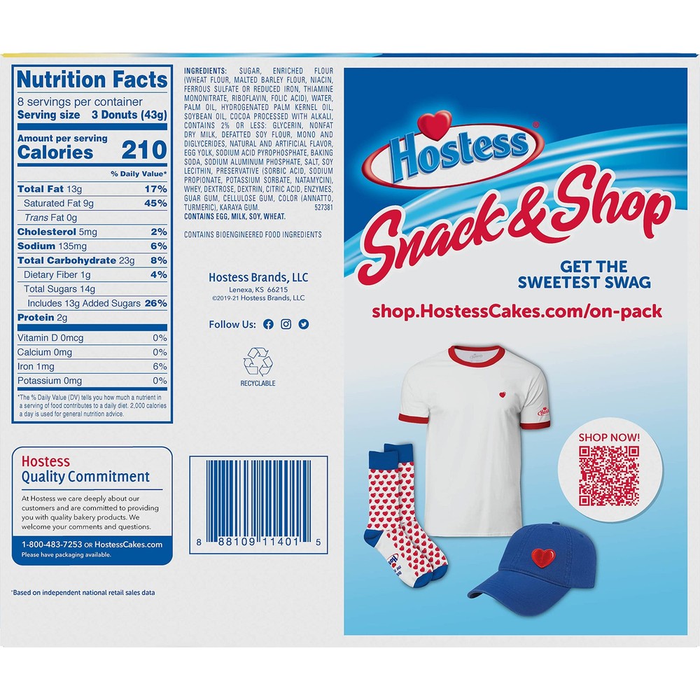 Hostess Frosted Donettes 12oz Box