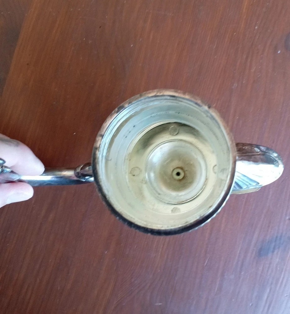 Vintage Italian Silver Plate Pitcher Top