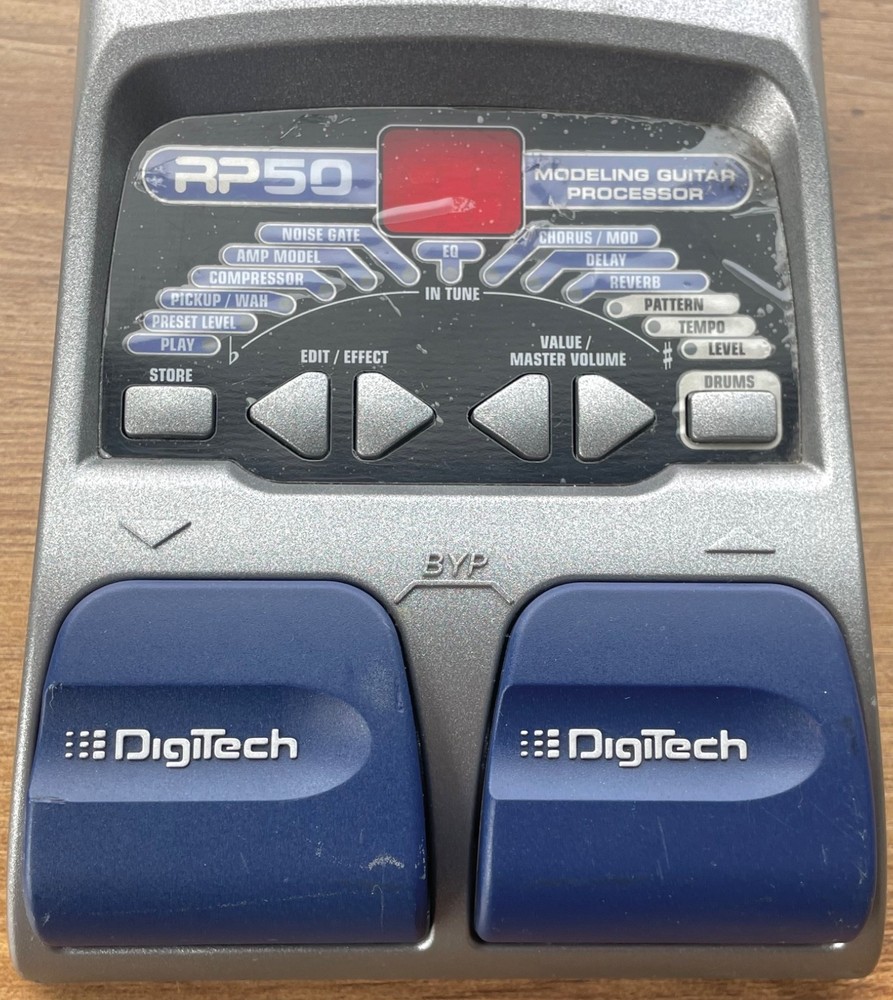 DigiTech RP50V Multi-Effect Modeling Guitar Processor No Power Supply - Tested