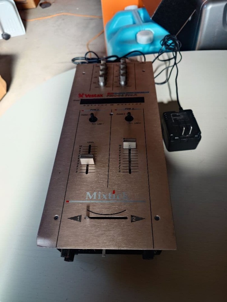 Vestax PMC-06 A Pro DJ Mixer Controller All Function Only Main Unit Power On Ok