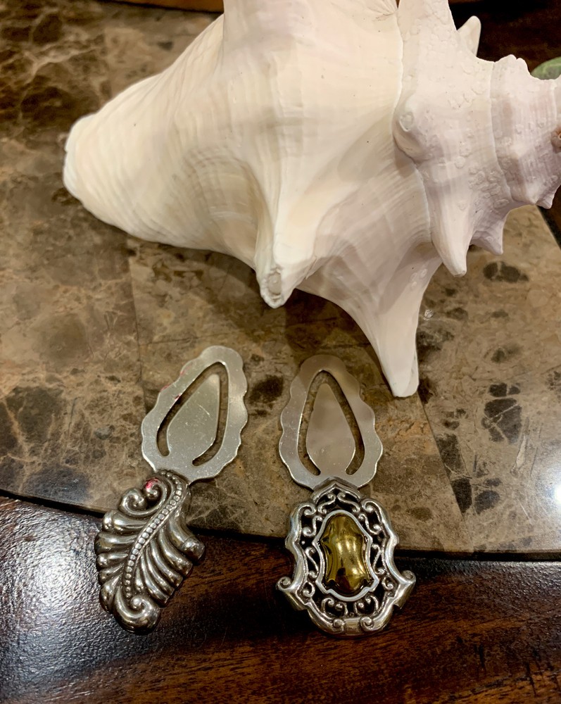 Set of 2 Adorable Brighton Silver Bookmarks