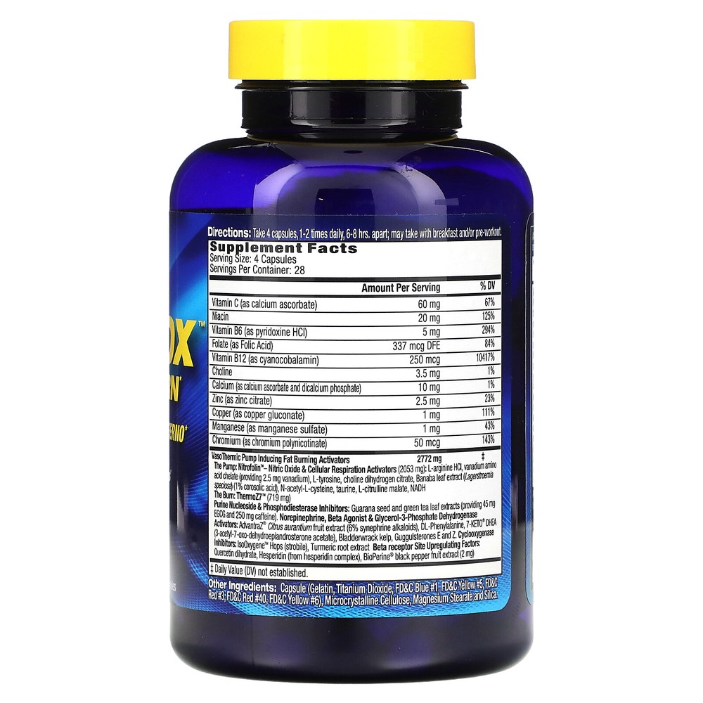 Anadrox Pump & Burn, 112 Capsules