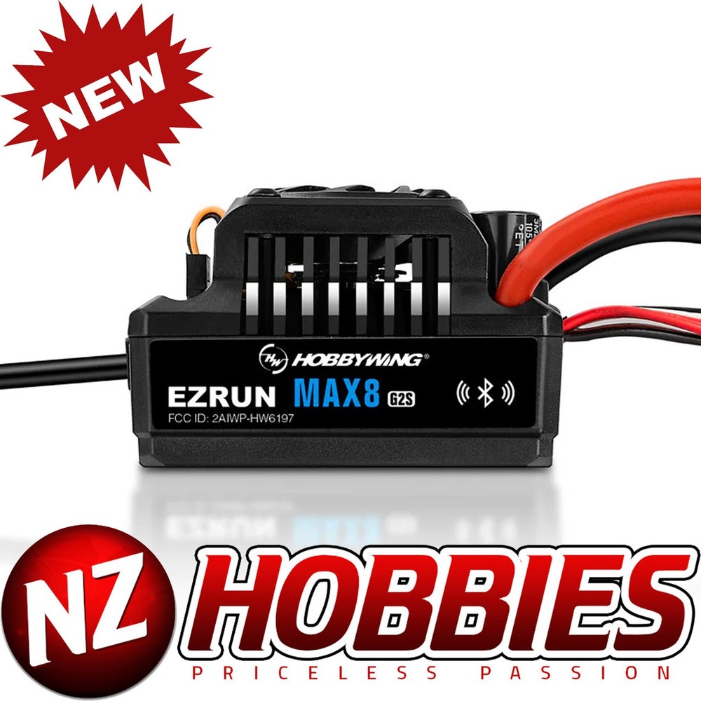 Hobbywing 30103205 EzRun ESC series - MAX8 G2S Bluetooth™