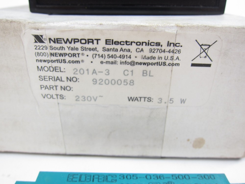 NEW Newport Electronics 201A-3 Panel Meter