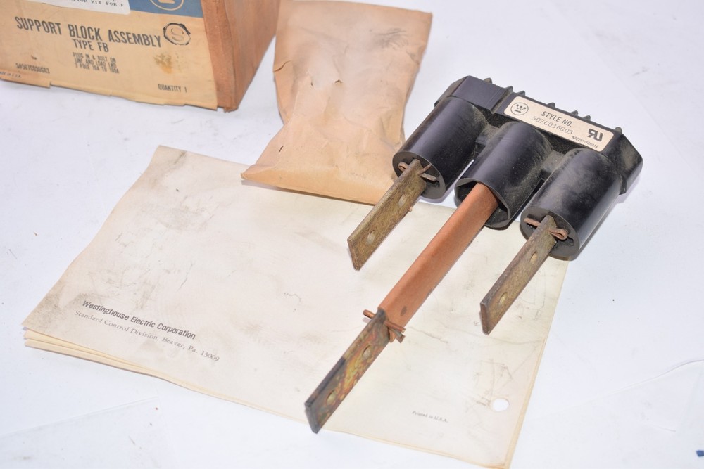 Westinghouse 507C036G03 Support Block Assembly Type FB Plug In & Bolt On