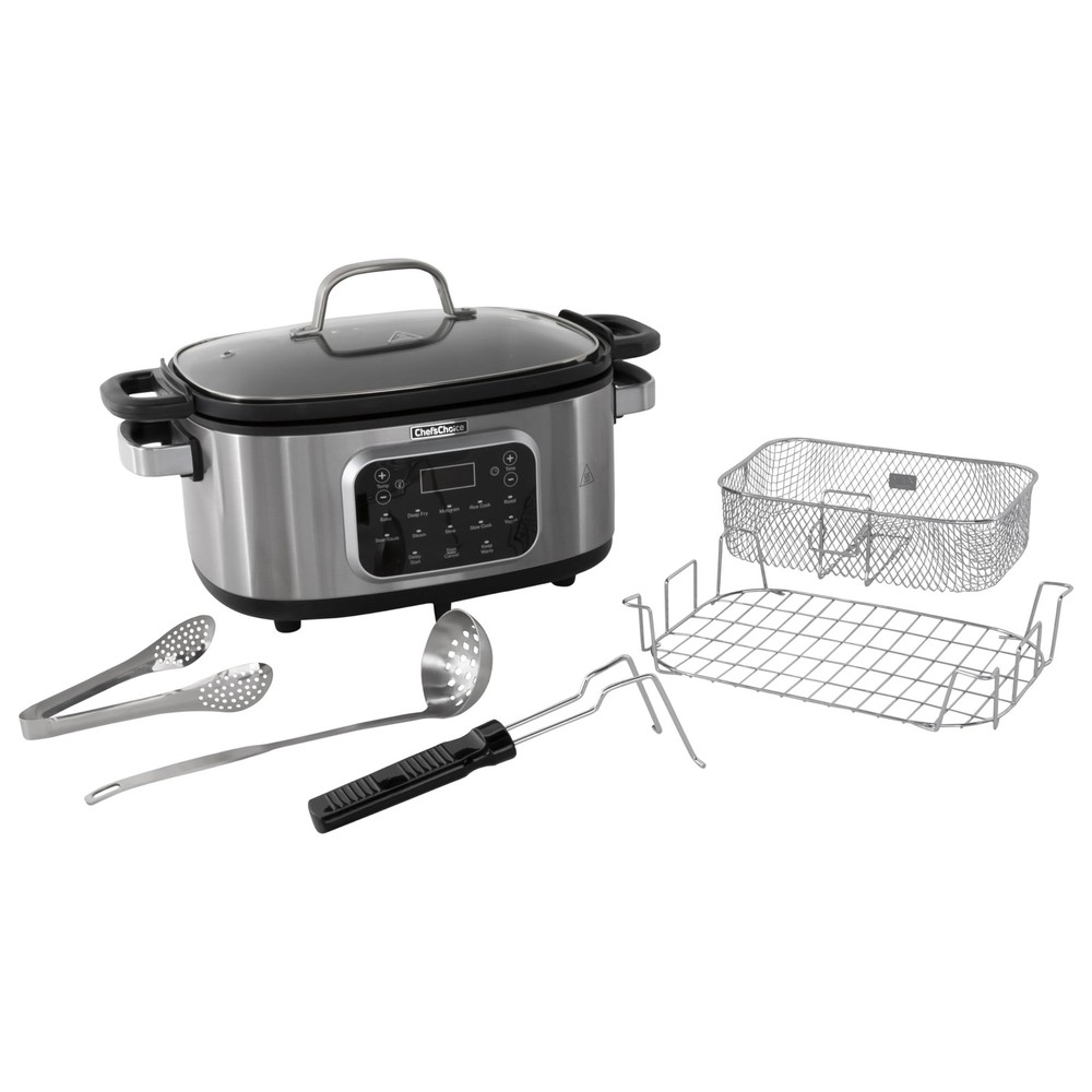 Chef'sChoice Multicooker, Large 7-Quart Capacity Non-Stick with Variable Temp...