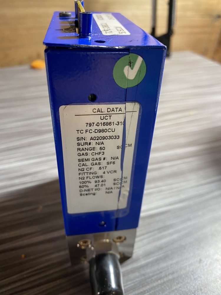 Aera TC FC-D980CU Mass Flow Controller 50 SCCM