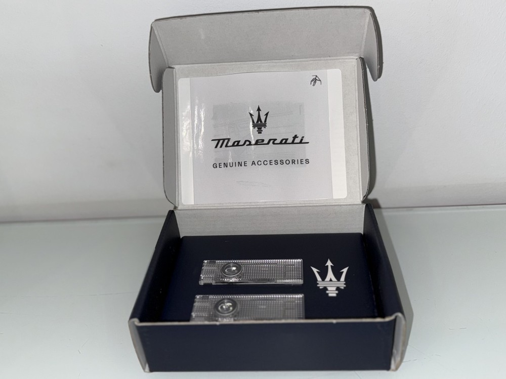 Maserati Courtesy Lights With Trident Logo