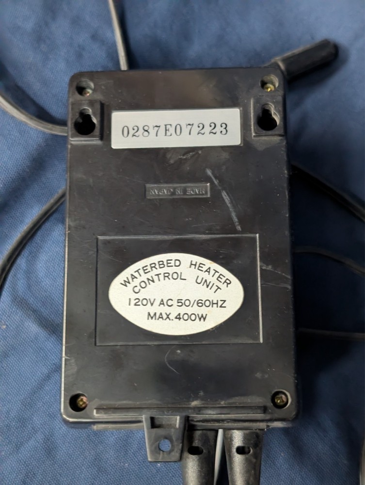 Shigma Water Bed TEMPERATURE CONTROL SYSTEM CONTROLLER DIAL