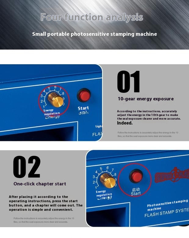 Stamp Engraving Machine Stamp Machine Photosensitive Engraving Machine