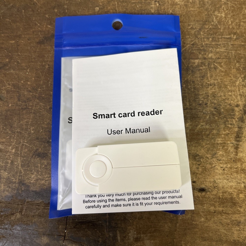 USB CAC Smart Card Readers With User Manual NEW