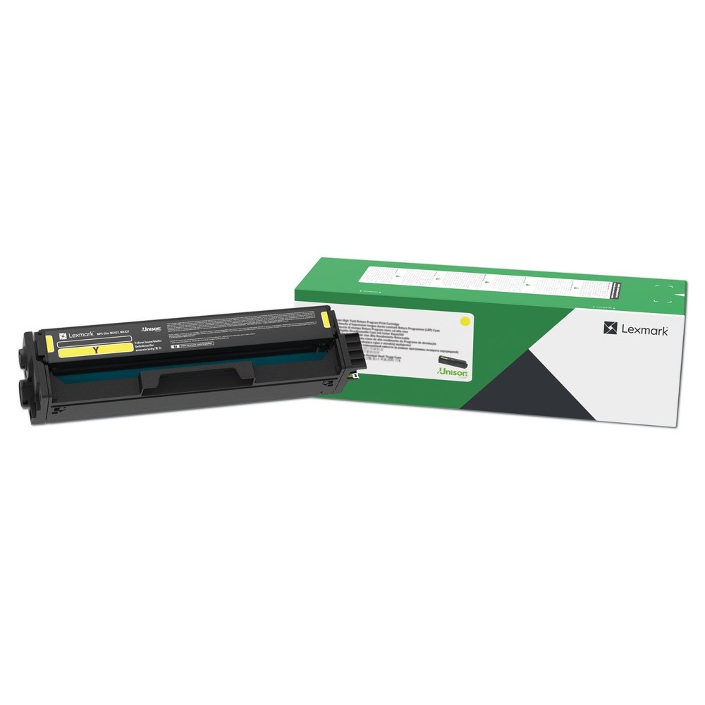 Lexmark C331HY0 Return Program 2500 Page-Yield High-Yield Toner - Yellow New