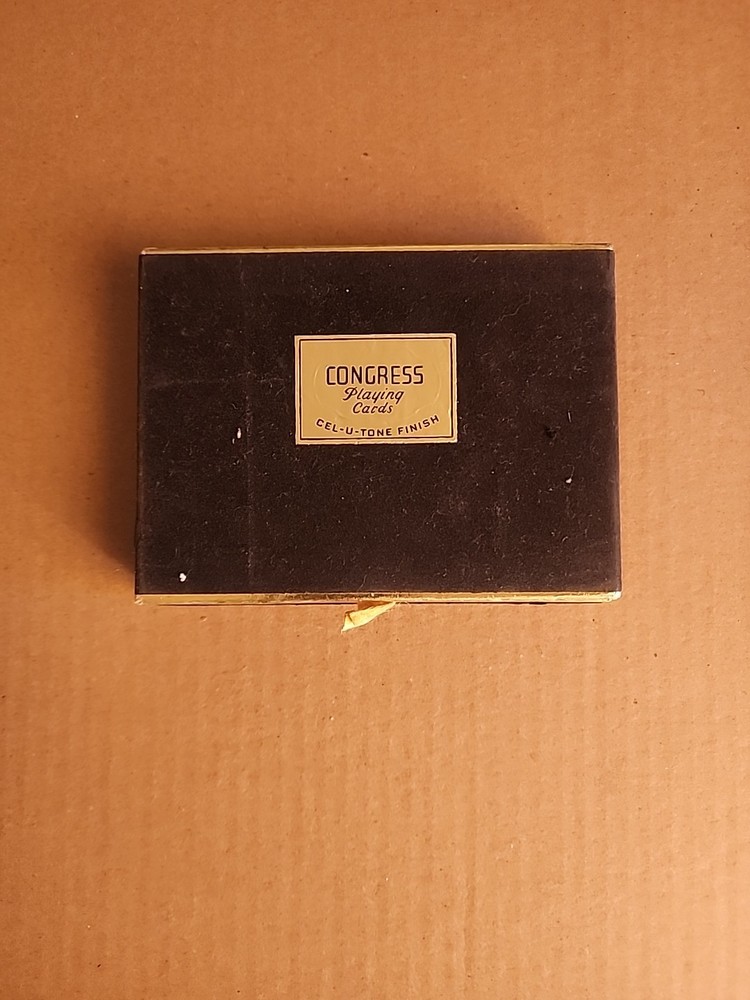 Vintage Congress Playing Cards Set
