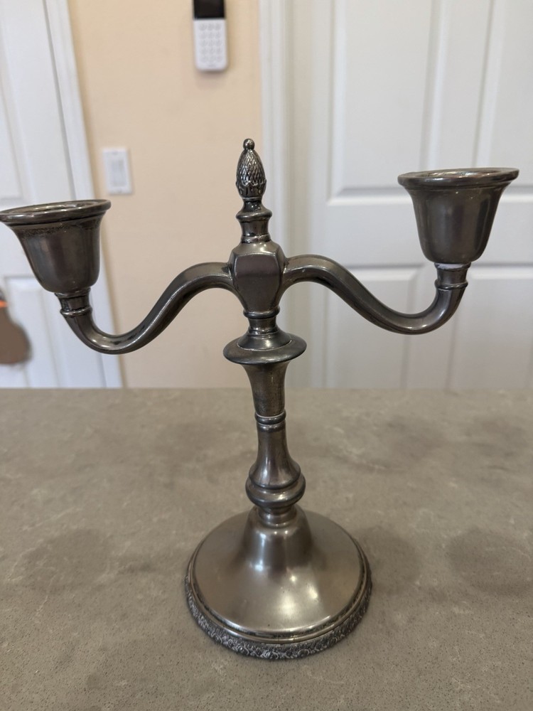Vintage 2 Academy Silver On Candelabras