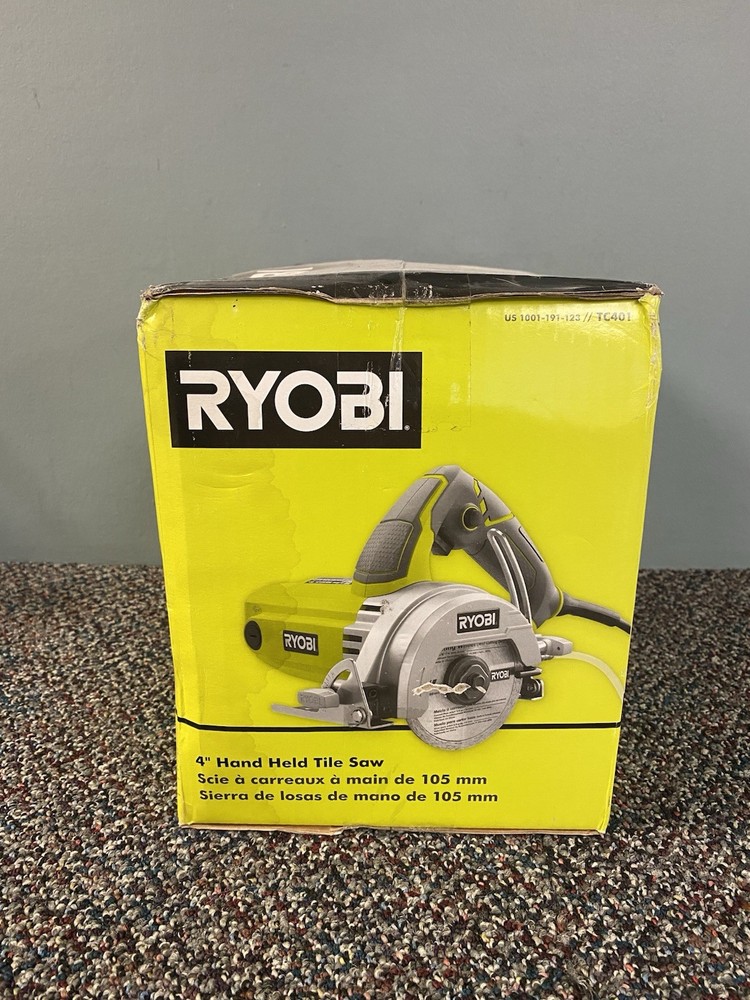 (NEW) RYOBI "4" HAND HELD TILE SAW.