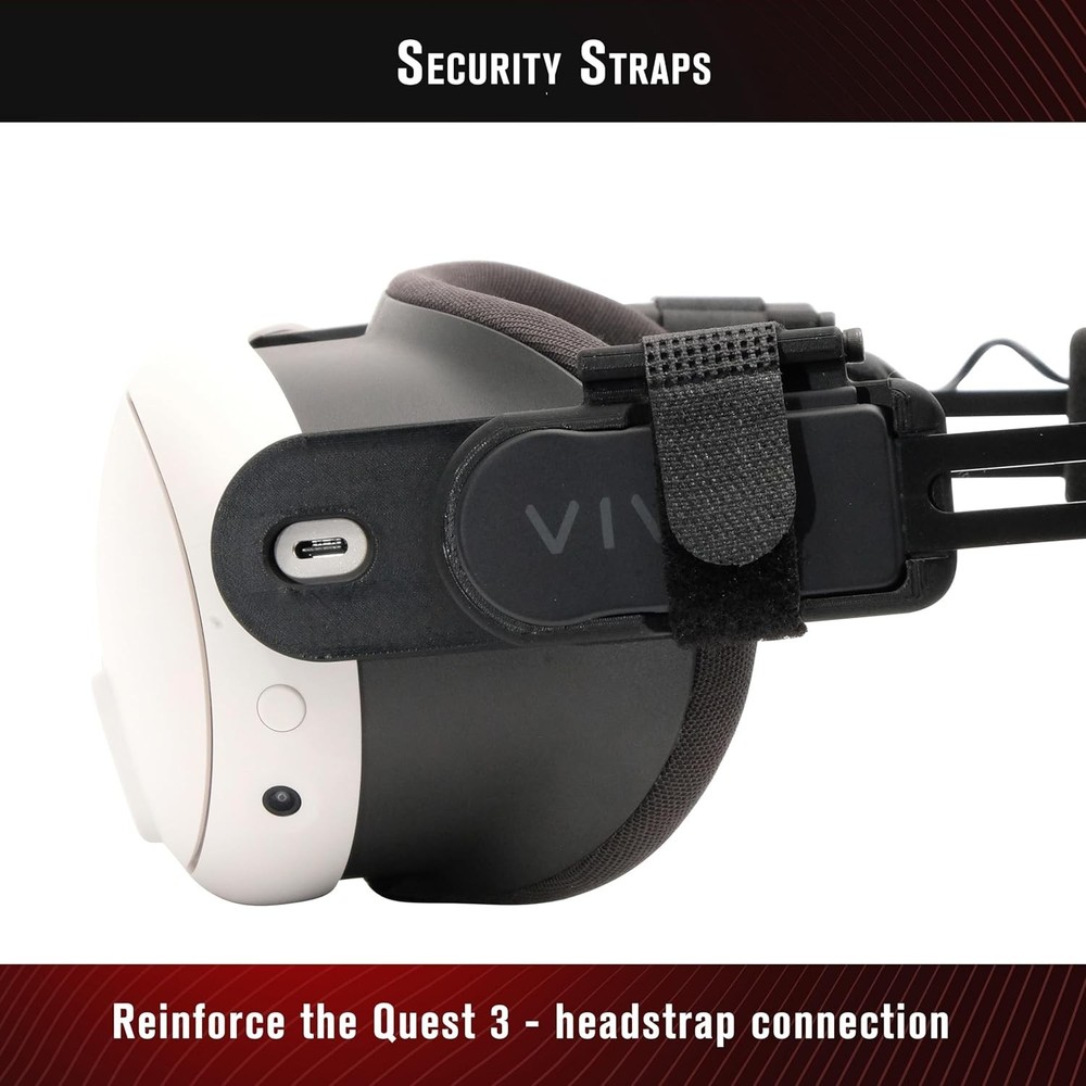 Minimalistic Quest 3 Headset Adapter with 3D Printed Interface for Easy Setup