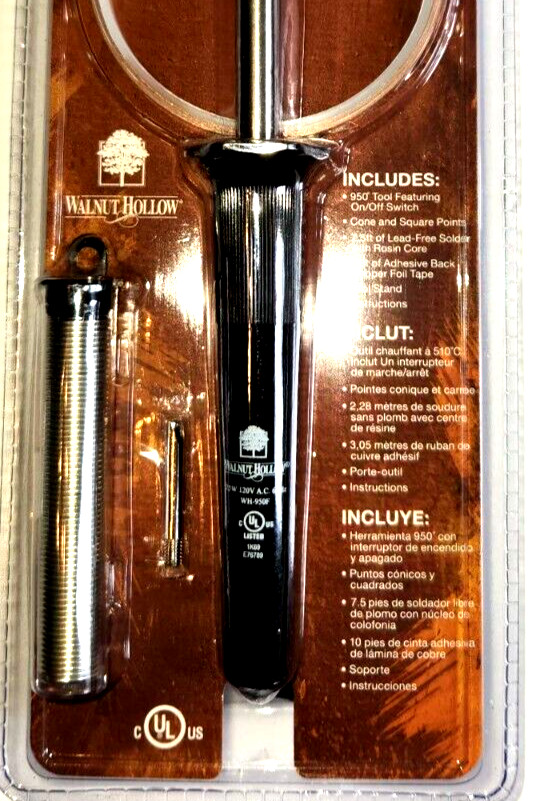 Walnut Hollow Professional Soldering Tool Black Handle ~ Model #26438