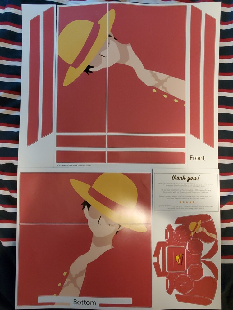 ONE PIECE Luffy PS4 Skin