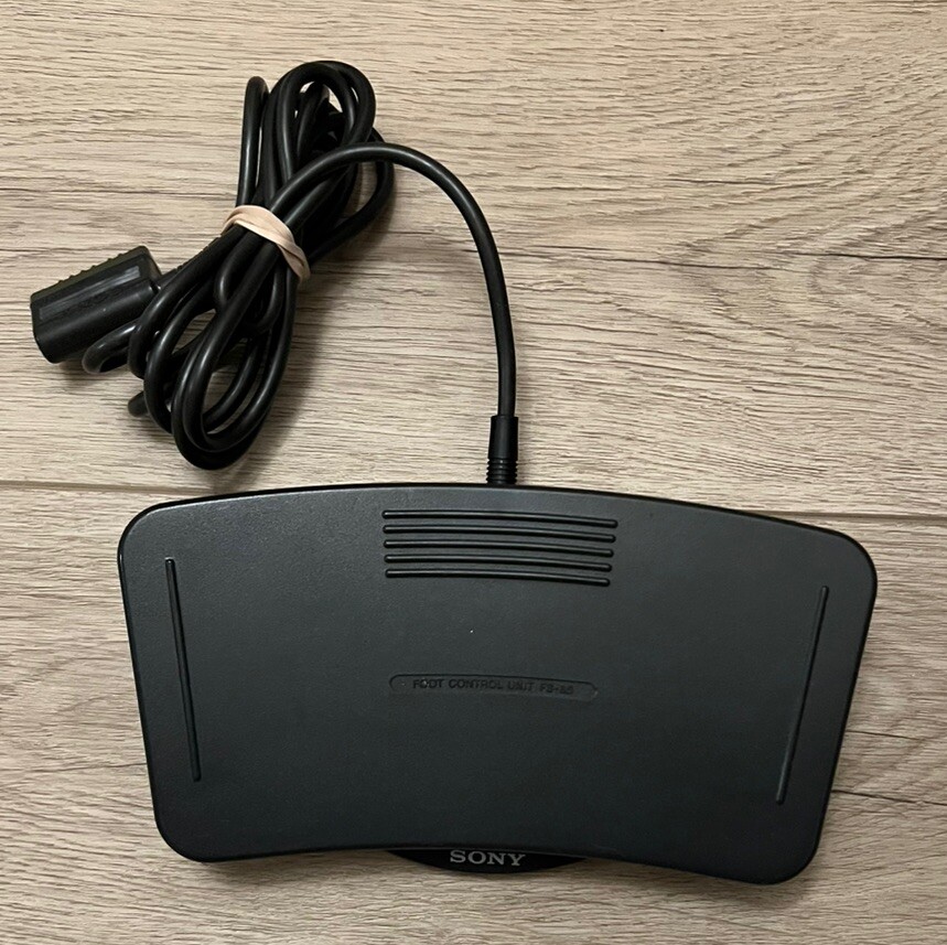 SONY 3-FUNCTION VOICE RECORDER TRANSCRIBING FOOT PEDAL FS-85