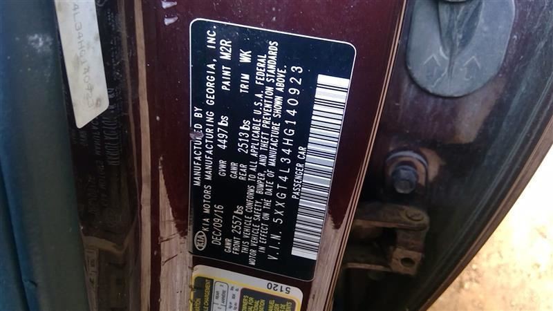 OPTIMAKIA 2017 Fuse Box Cabin 6867