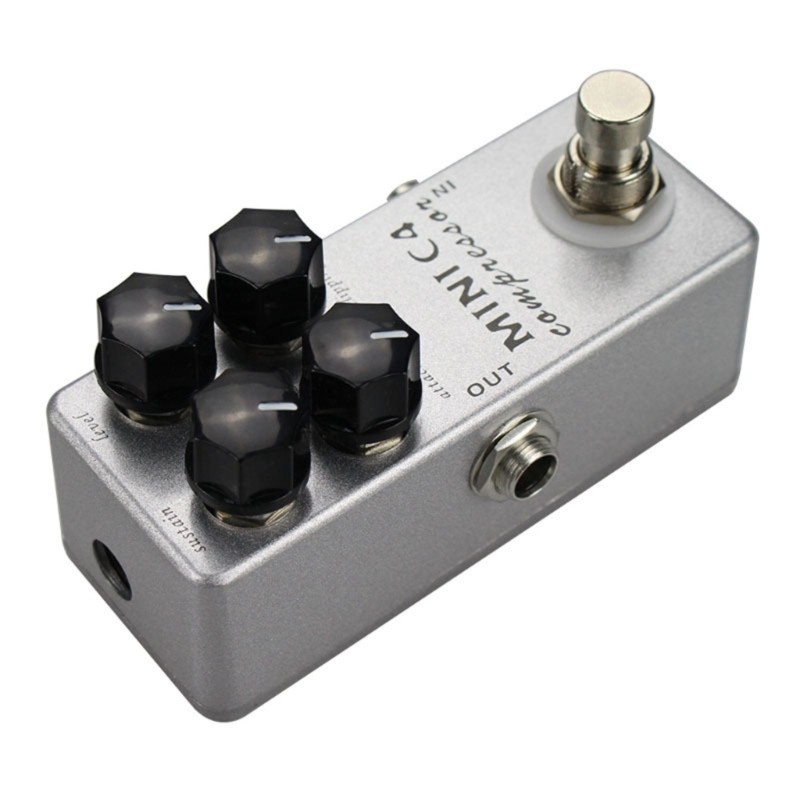 True Bypass Compact Compressor Guitar Effect Pedal Overdrive 4 Modes Effector