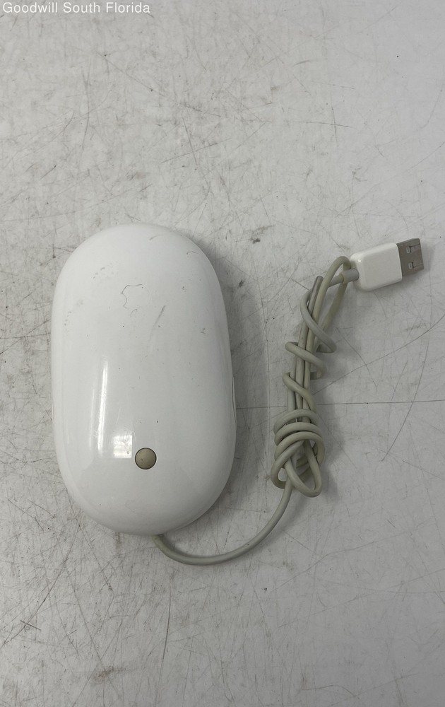 Apple A1152 Wired USB Multi-Control Programmable Buttons Optical Mighty Mouse