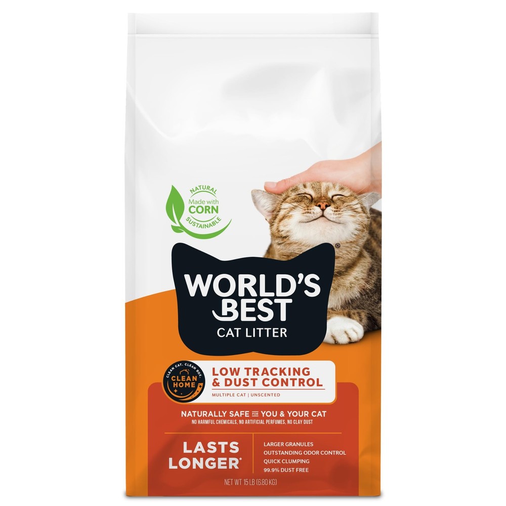 Low Tracking & Dust Control Multiple Cat Unscented 15-Pounds - Natural Ingred...