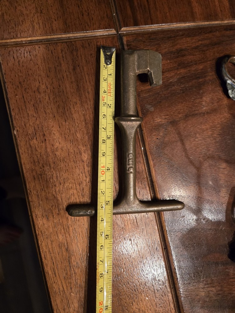 Vintage Brass Water Meter Key