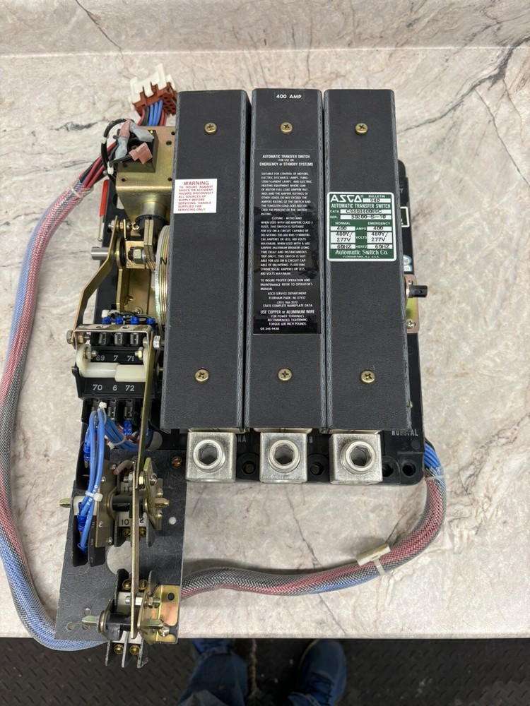 ASCO 400 Amp Automatic Transfer Switch 480 Volt Contactor Only