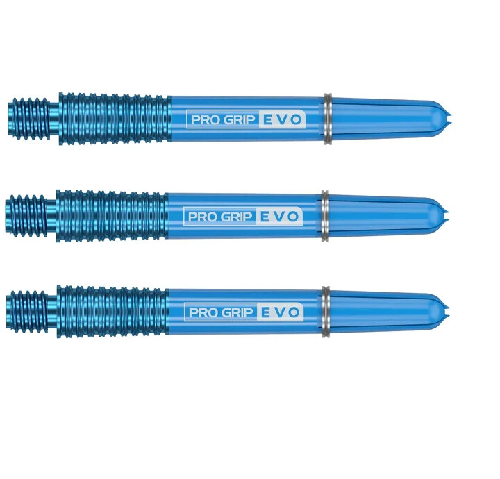 INTERMEDIATE BLUE TARGET PRO GRIP EVO DART SHAFTS