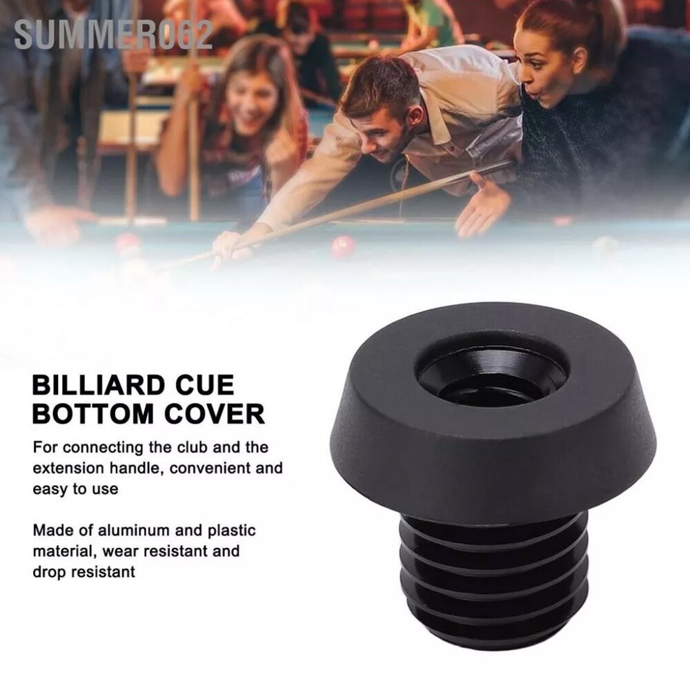 2PCS Pool Cue Back Plug Screw Bottom Bumper Protector for Universal/HOW/PERI US