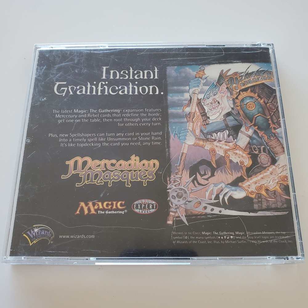 Magic The Gathering Interactive Encyclopedia (PC CD-ROM, 1999) TESTED & WORKING