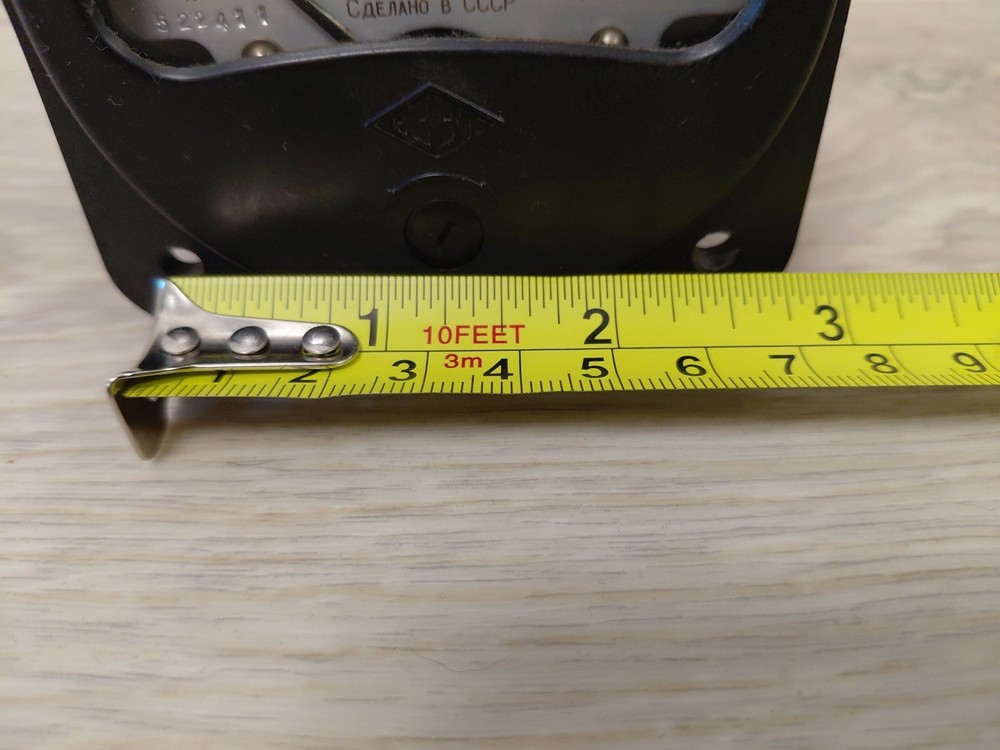 Panel Voltmeter Vintage Soviet Voltage indicator USSR, 0-250V, 1965