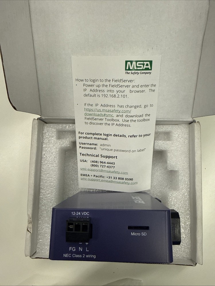 MSA Fieldserver FS-ROUTER-BAC2
