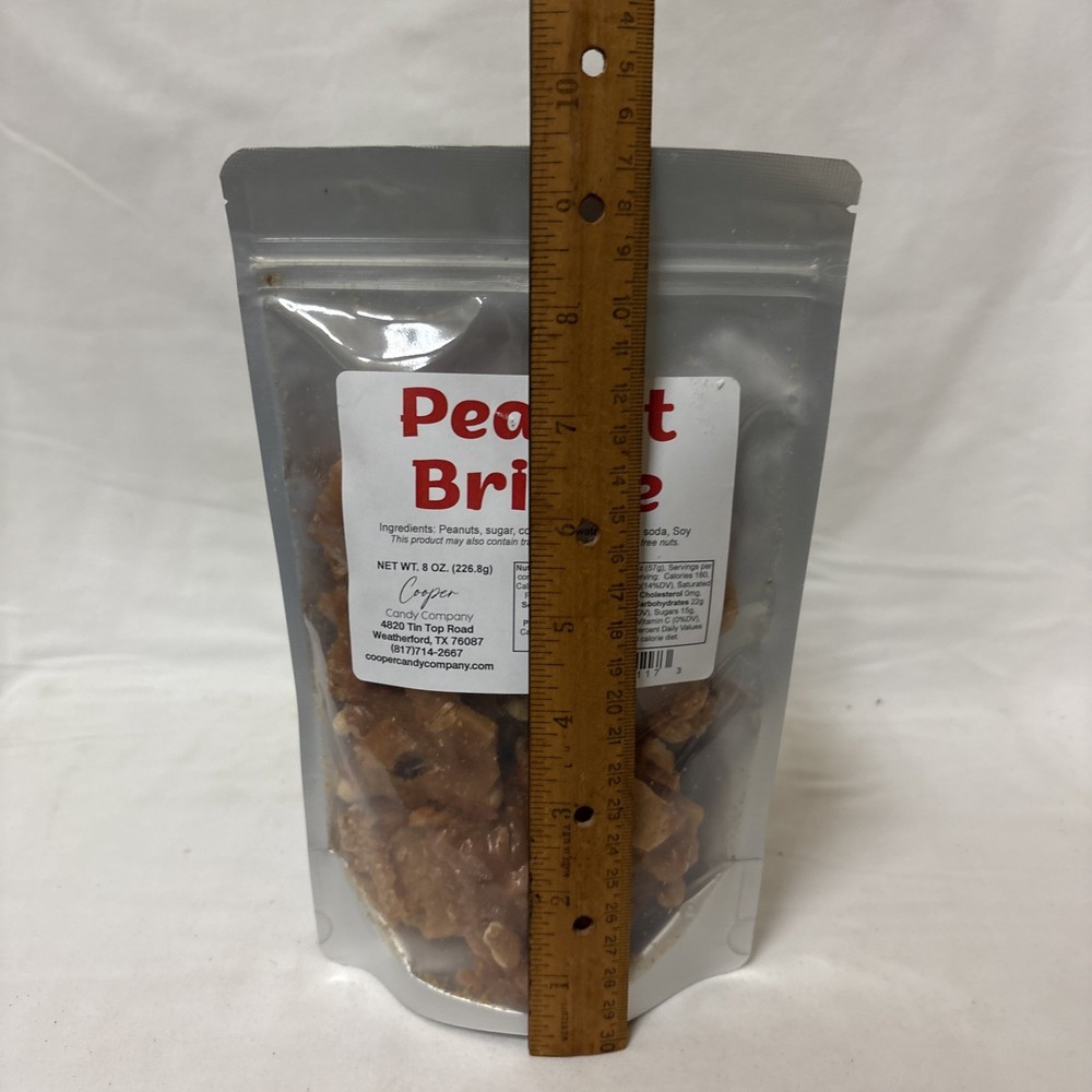 Peanut Brittle Made In Texas 8oz.