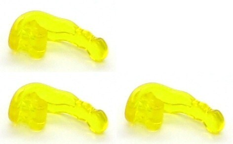 3x LEGO Part Trans-Yellow Wave (Power Blast)