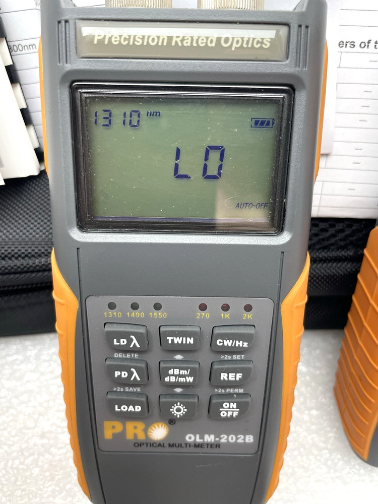 PRECISION RATED OPTICS POWER METER MULTI-METER OLM-202BPM-204A PM-102B TESTED