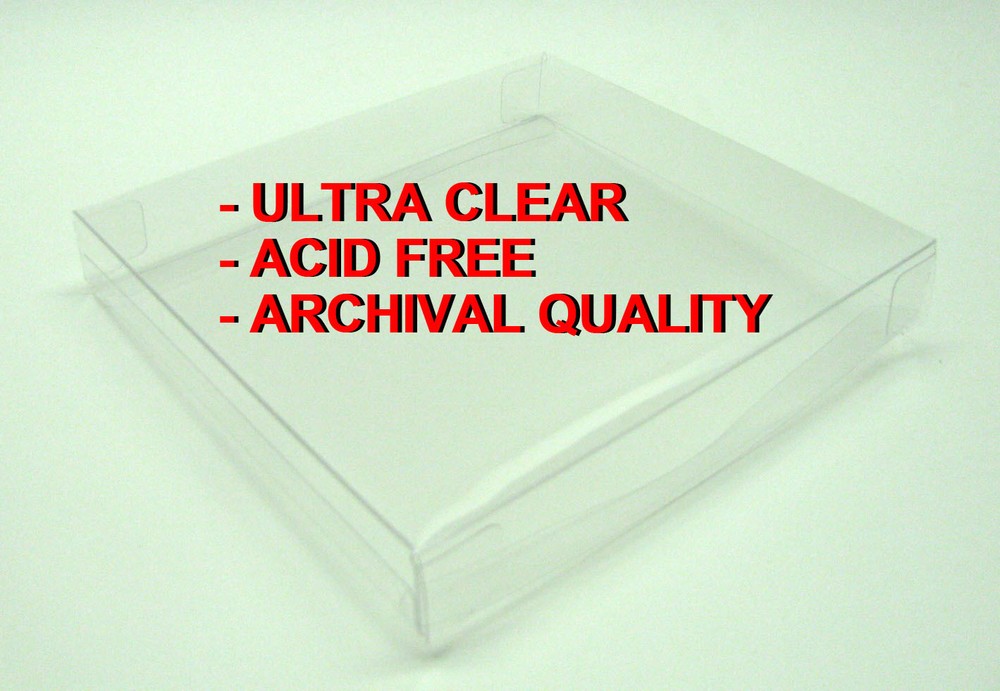 CLEAR PLASTIC PROTECTIVE BOX PROTECTOR SLEEVE CASE For SONY PS VITA CIB GAMES