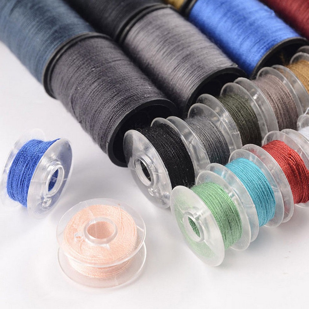 Sewing Kit Set, Home Travel Thread Needle Scissors Spools Thimble Storage Box US