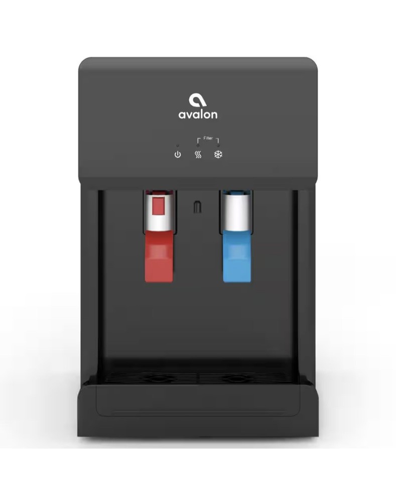 Avalon Countertop Bottleless Water Cooler Hot & Cold NSF Filter Black/White