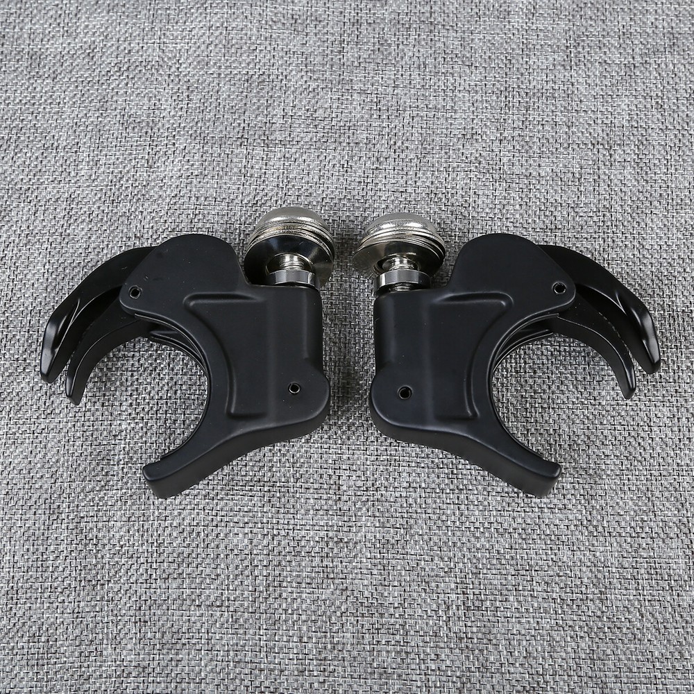 Windshield Windscreen & 41mm Quick Release Clamps Fit For Harley Dyna Softail US