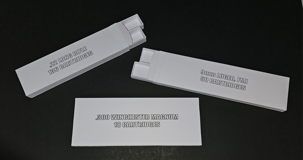 Cardboard Ammunition Box KIT for 6.5 PRC