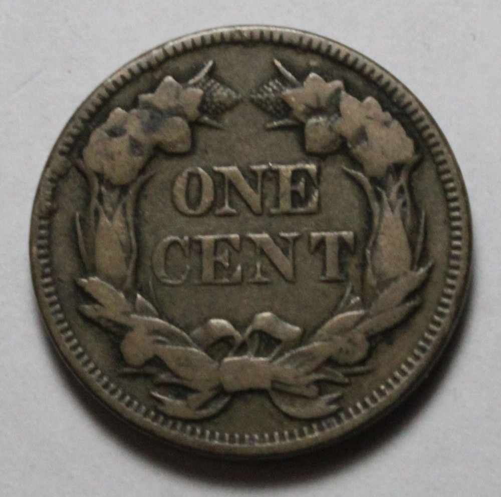 1857 Flying Eagle Cent H10